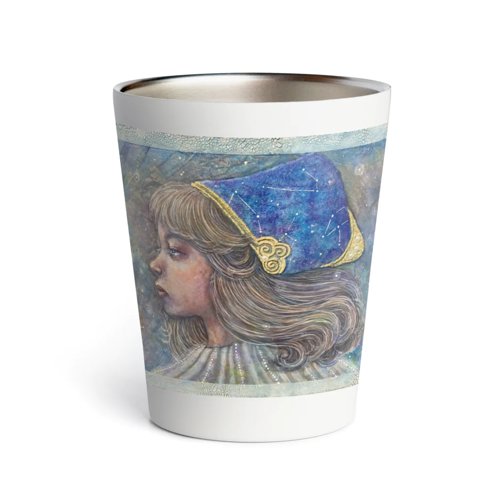 画家・荻野美沙 Ogino Misa グッズ販売の星屑帽子 Thermo Tumbler