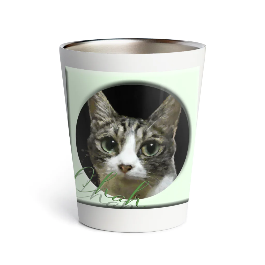 ぬくもふ屋　【猫 犬の似顔絵描き】のchah Thermo Tumbler