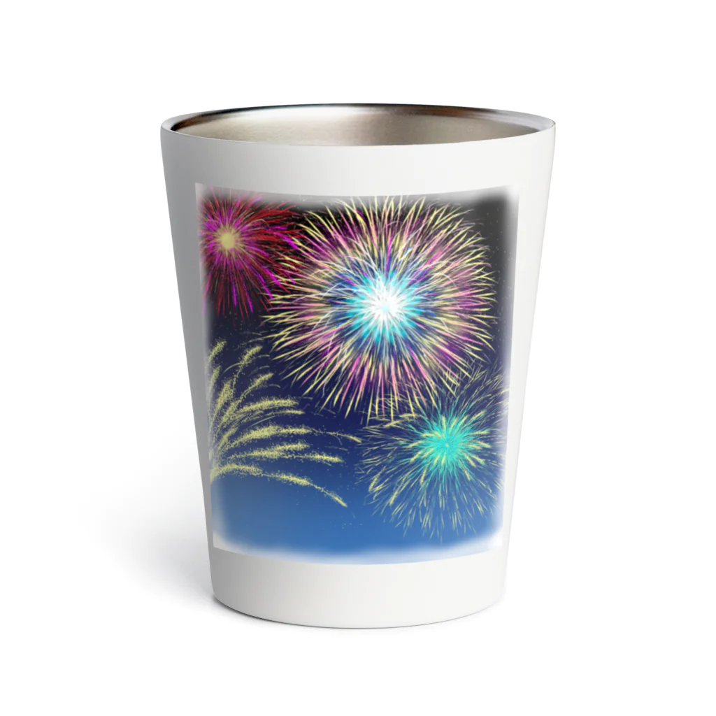 satoharuの花火の思い出 Thermo Tumbler