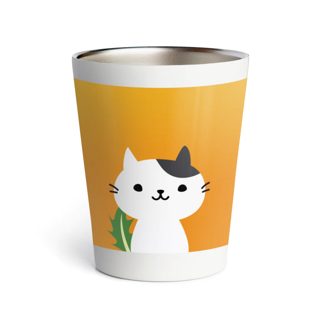 ユニコスタンプ®ストアのみずにゃ リラックスタイムにお供する飼い猫 / MIZU-TT-0001 Thermo Tumbler