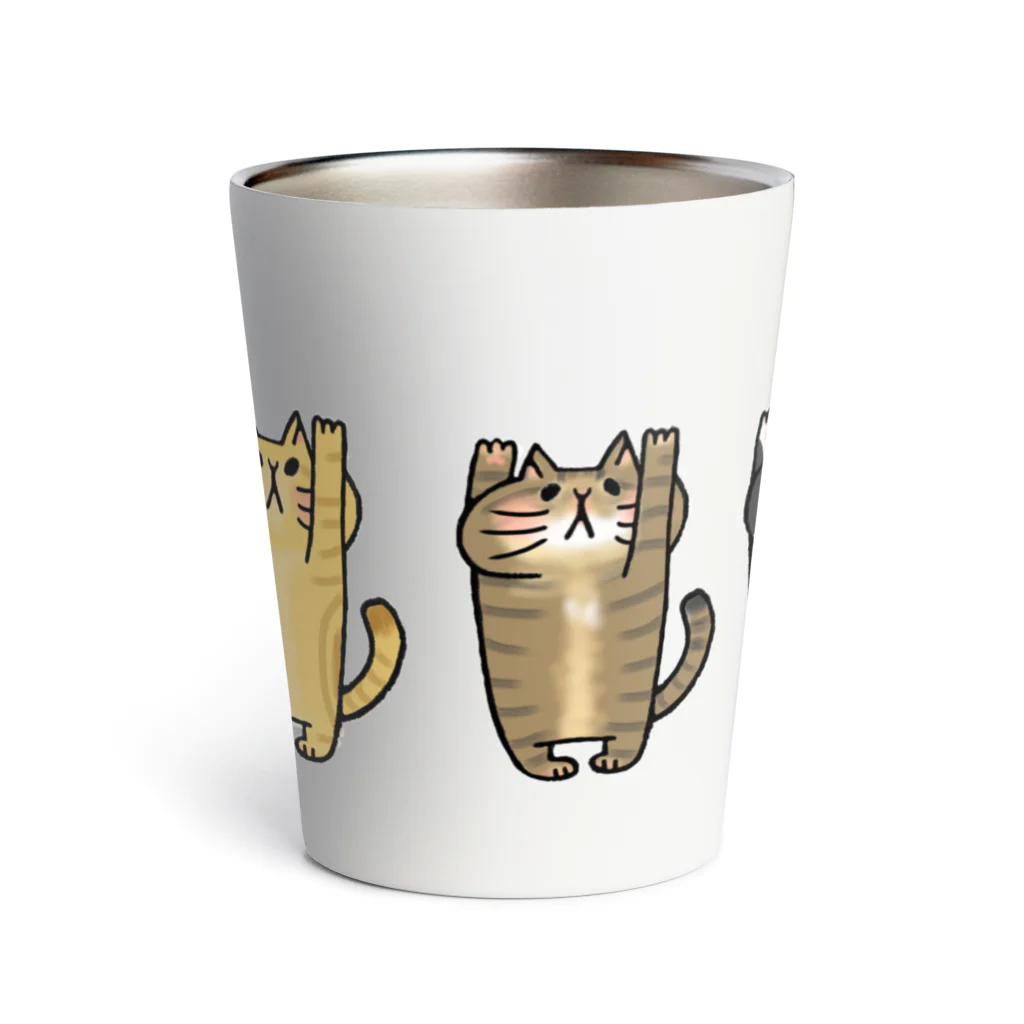 SKY&STAR YuKiKoの猫5仔 Thermo Tumbler