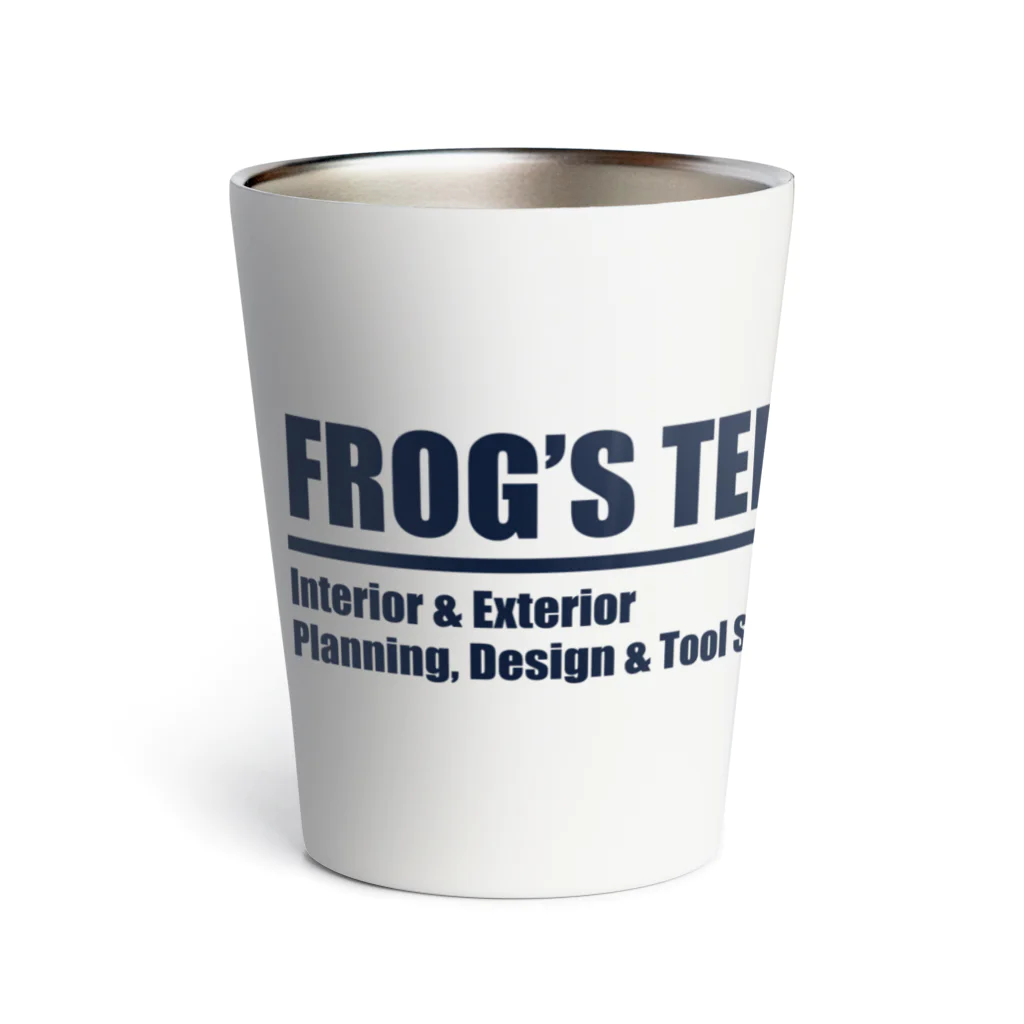 FROG'S TERRA LTDのシルエット　ロゴ　ディープシーブルー Thermo Tumbler