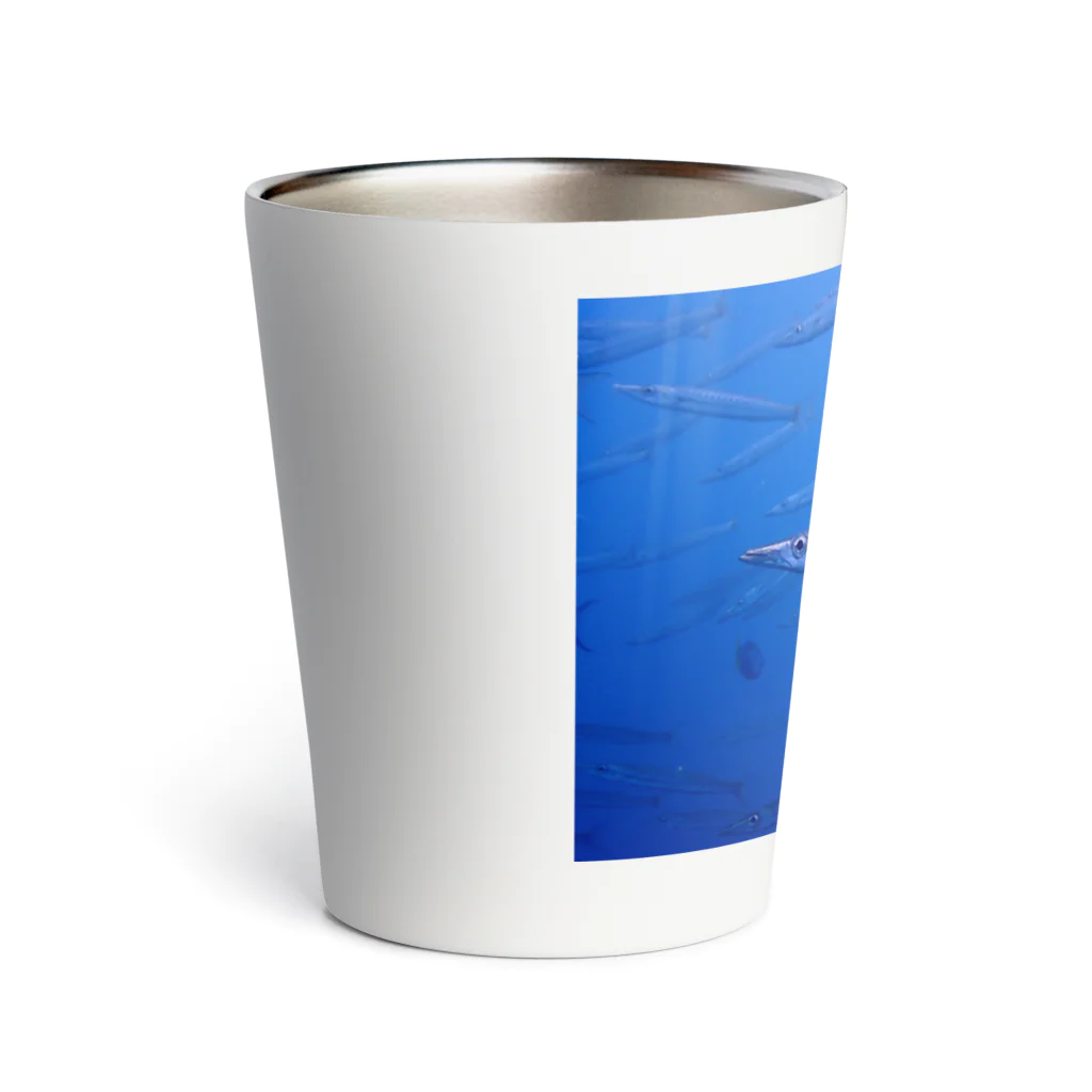 海の家のタイワンカマス Yellowtail barracuda Thermo Tumbler