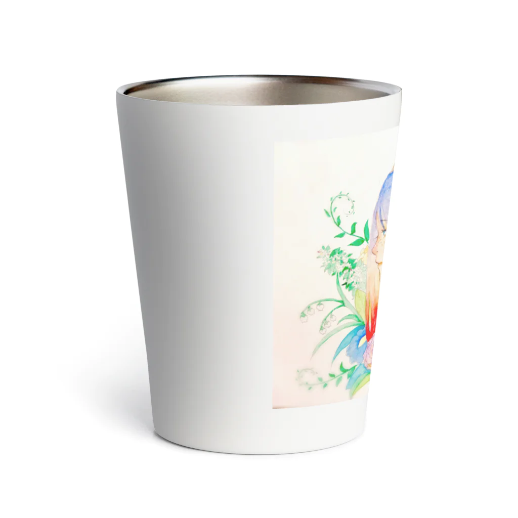 天夏十の夢の中(原画) Thermo Tumbler