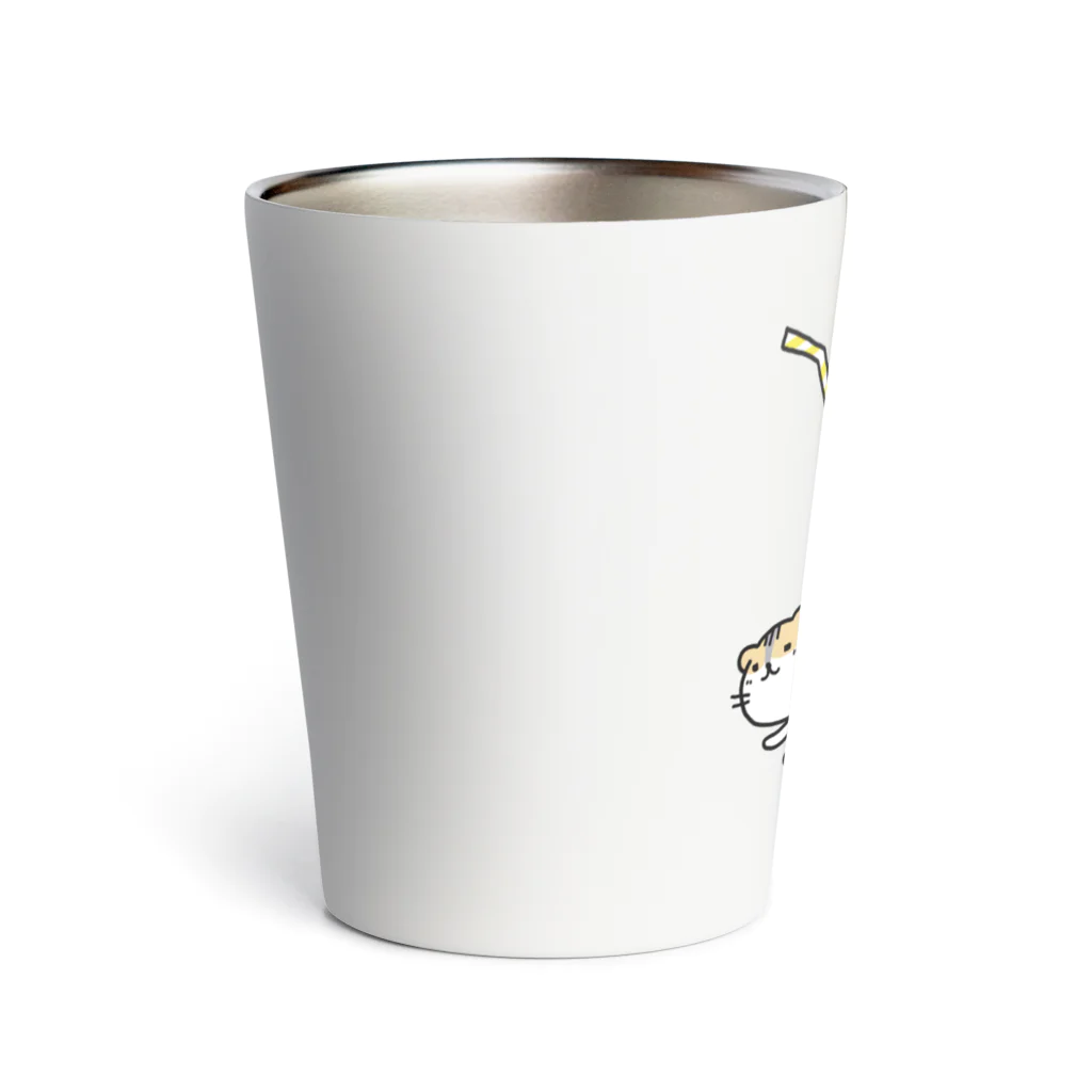 ねころぶ shopのねころぶ【メロンソーダ】 Thermo Tumbler