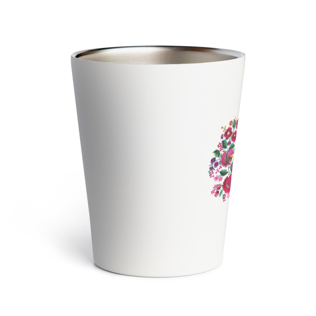 Epika _StandWithUkraineのウクライナのおばあちゃんの刺繍 Thermo Tumbler