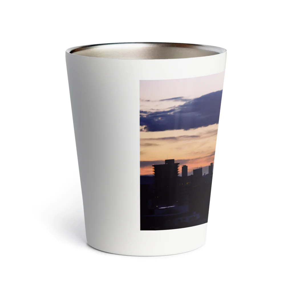 えびたろの札幌の夕日 Thermo Tumbler