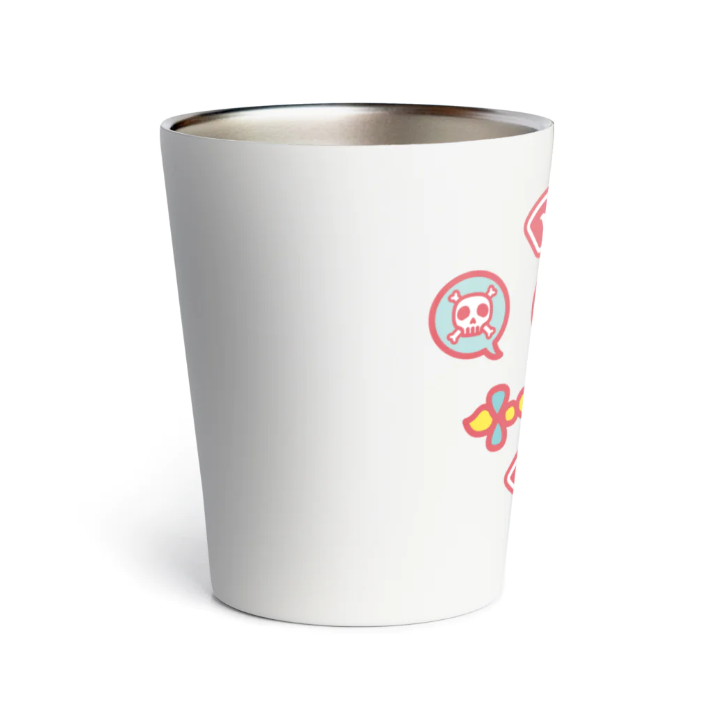 寒がりモンスターの危険ドラッグちゃん(NO WAY!) Thermo Tumbler