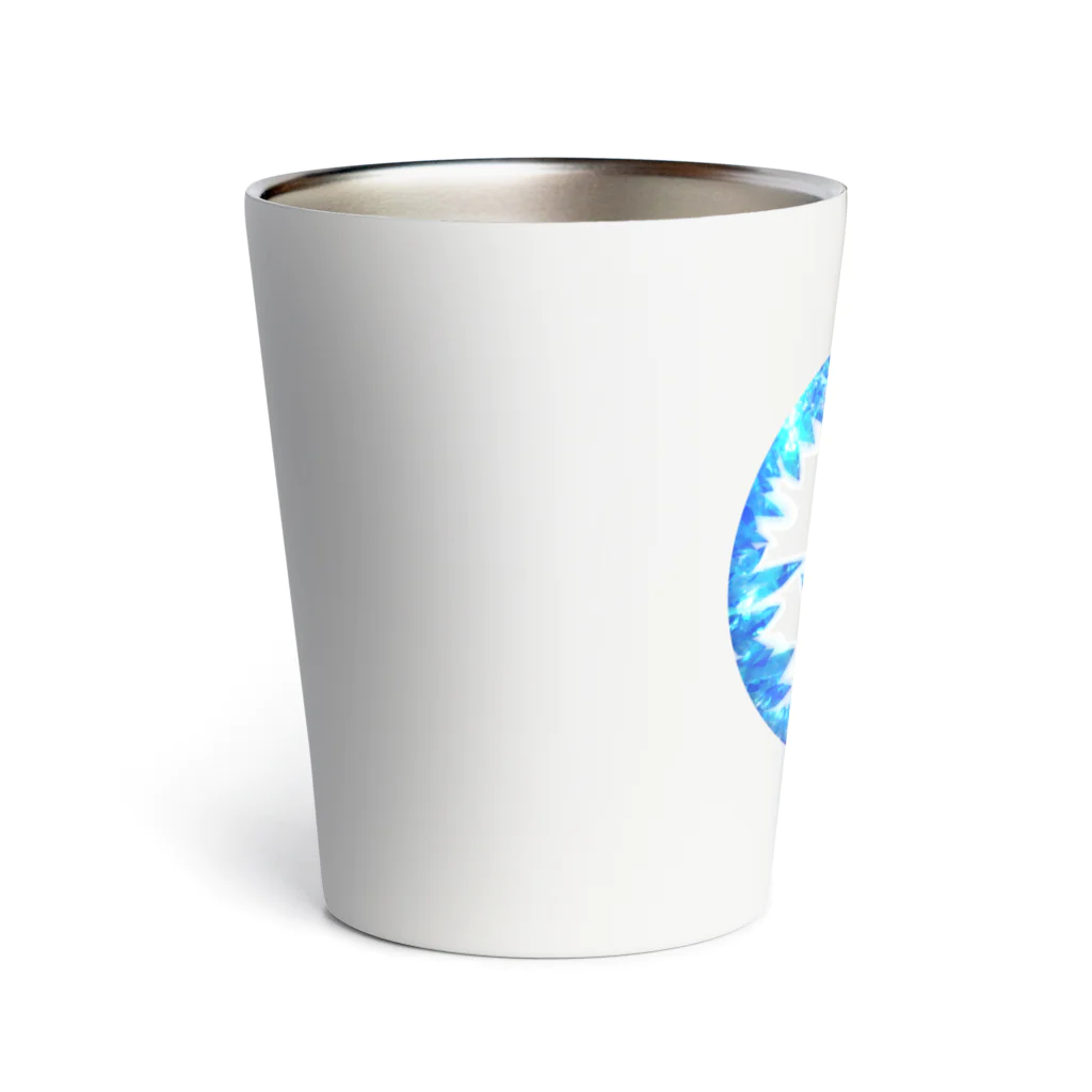 R☆worldのリアル風ブルークリスタルの洞窟 Thermo Tumbler