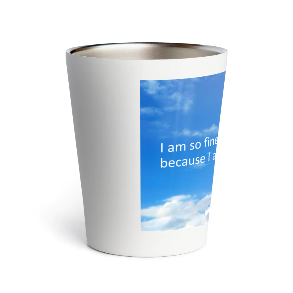 unvaccinatedのblue sky / unvaccinated Thermo Tumbler