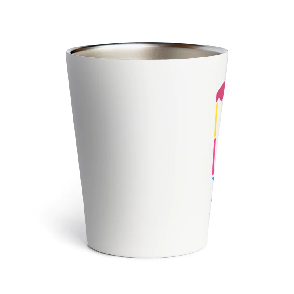 label greenの虹色sun-forest Thermo Tumbler