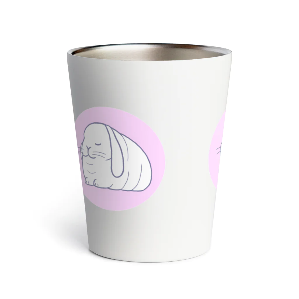 にゃんたまごの夢うさぎ Thermo Tumbler