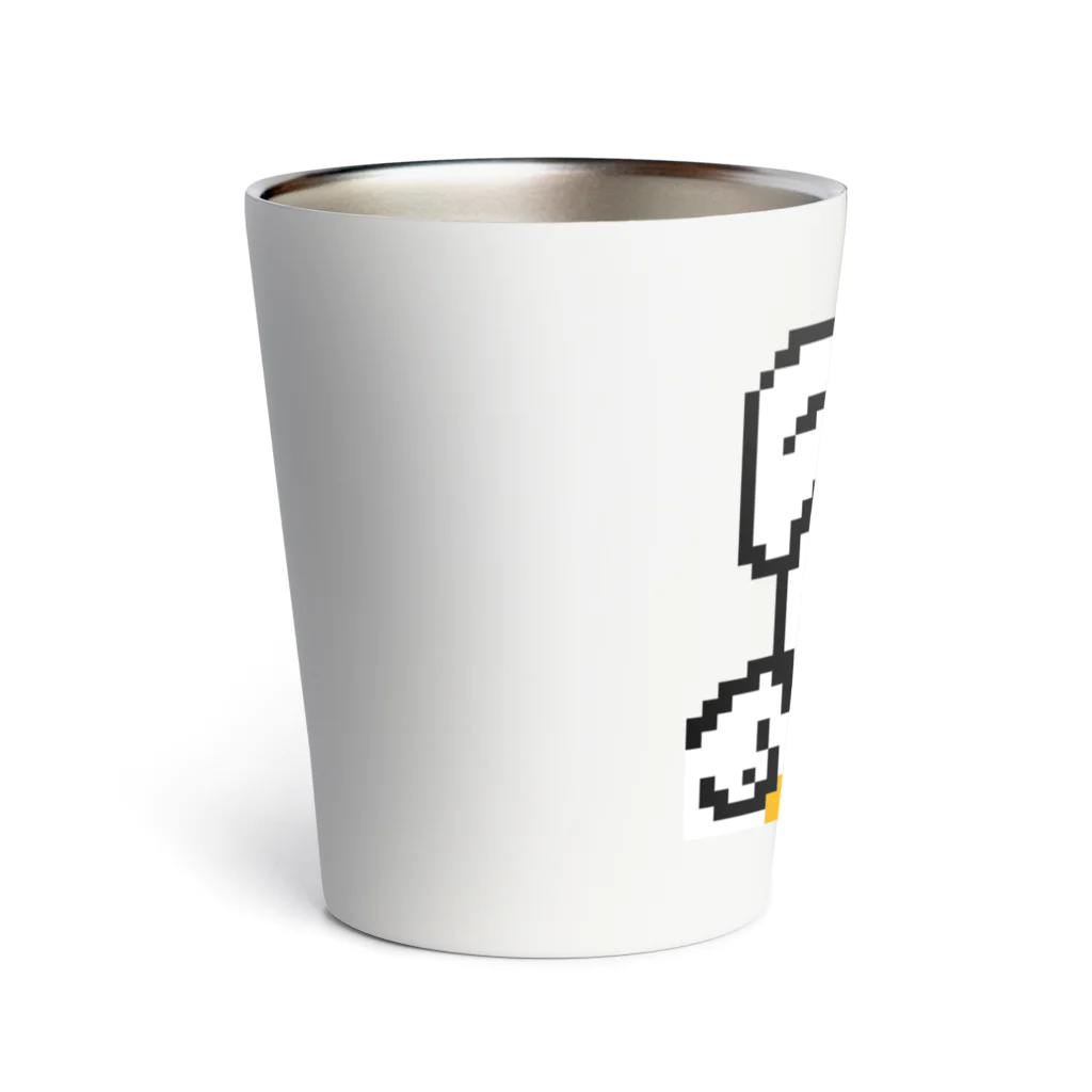 DayaKayaのドット絵くまくん Thermo Tumbler