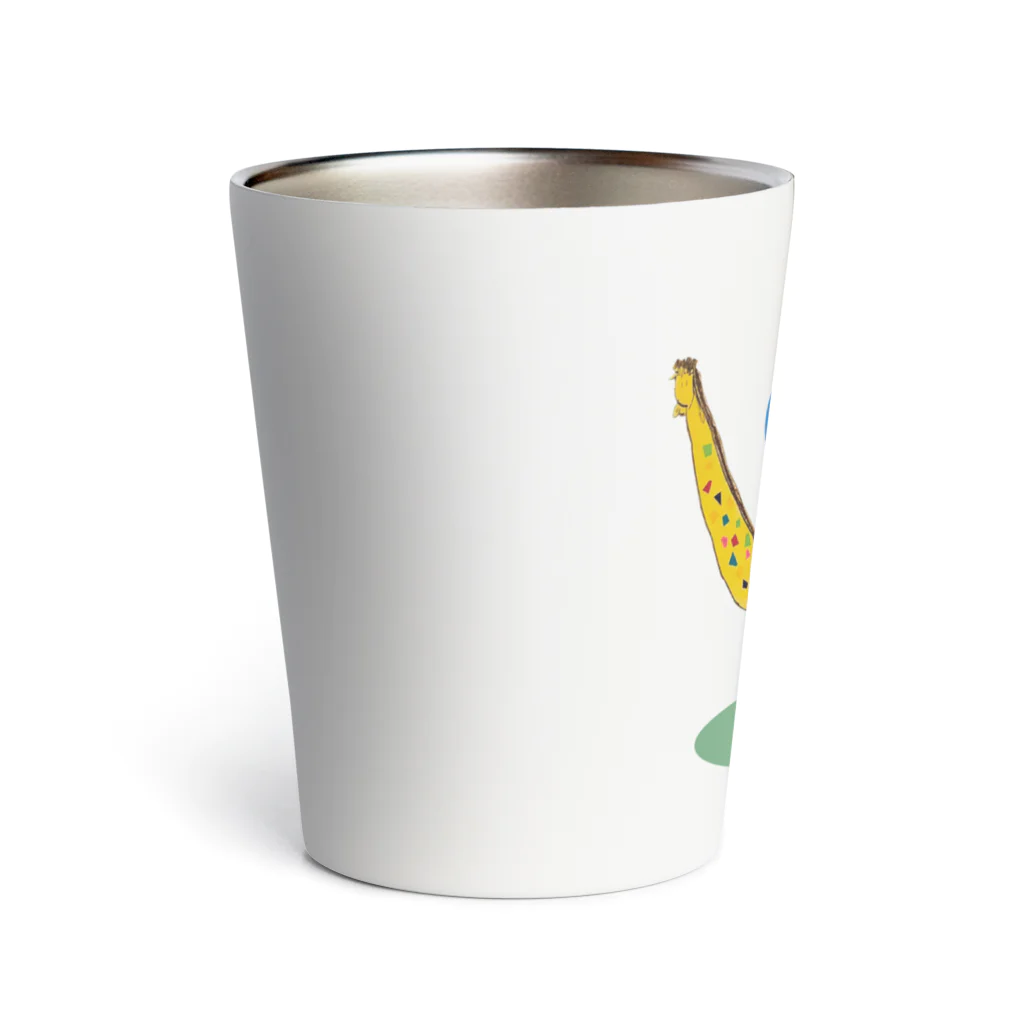 Loob Art Galleryのカラフルきりん Thermo Tumbler