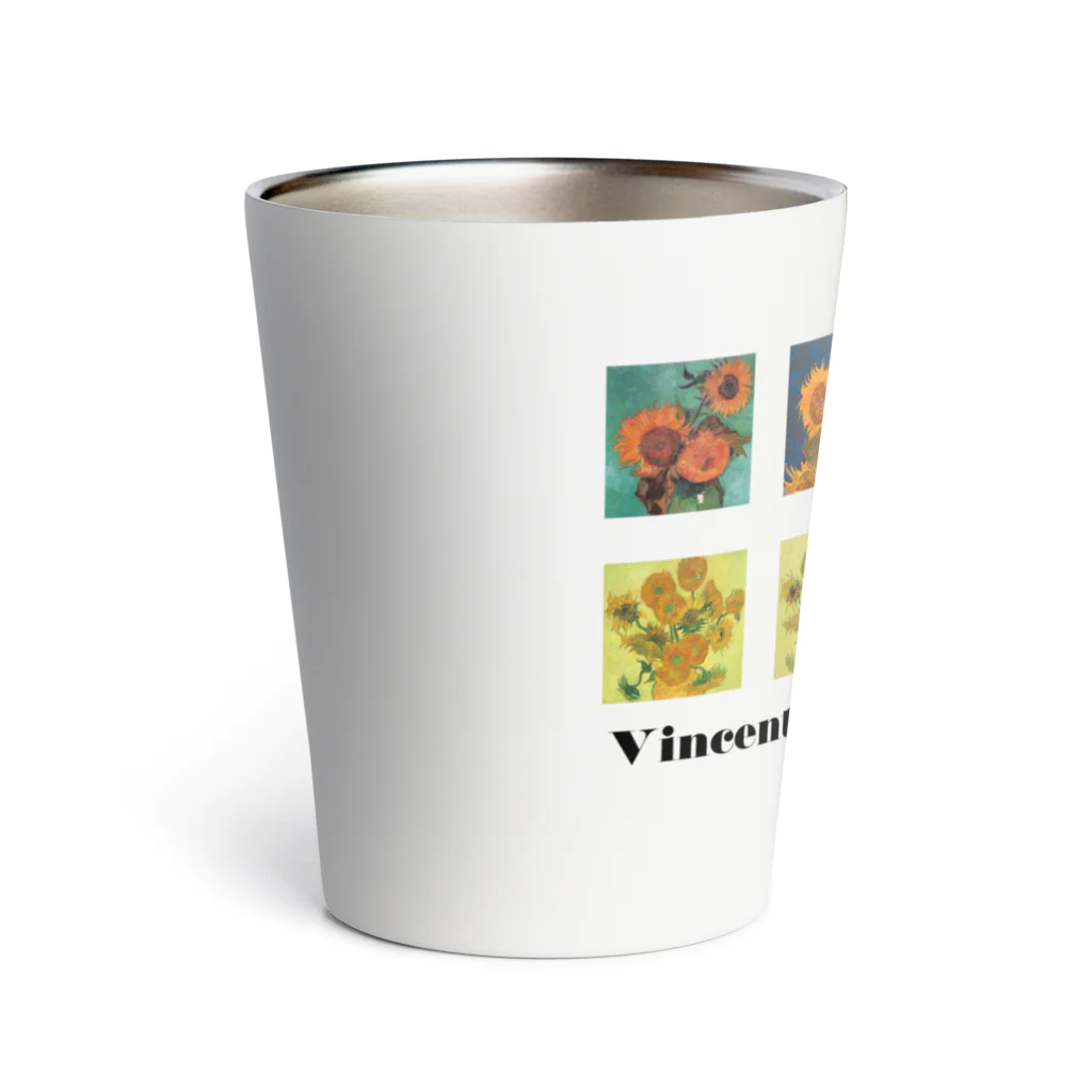 omochi-artのゴッホ《７つのひまわり》 Thermo Tumbler