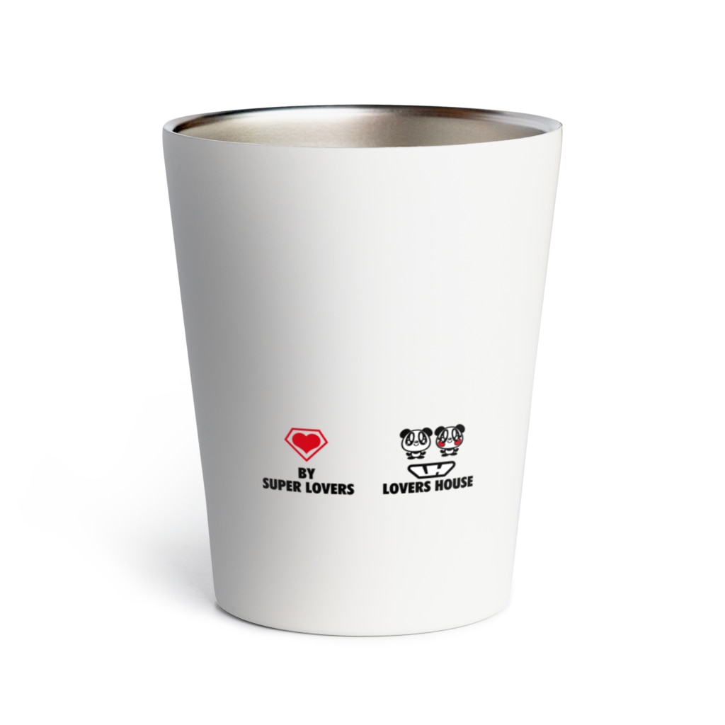 SUPER LOVERS co,ltdのLOVERS HOUSE by SUPER LOVERS 顔だけメリー Thermo Tumbler