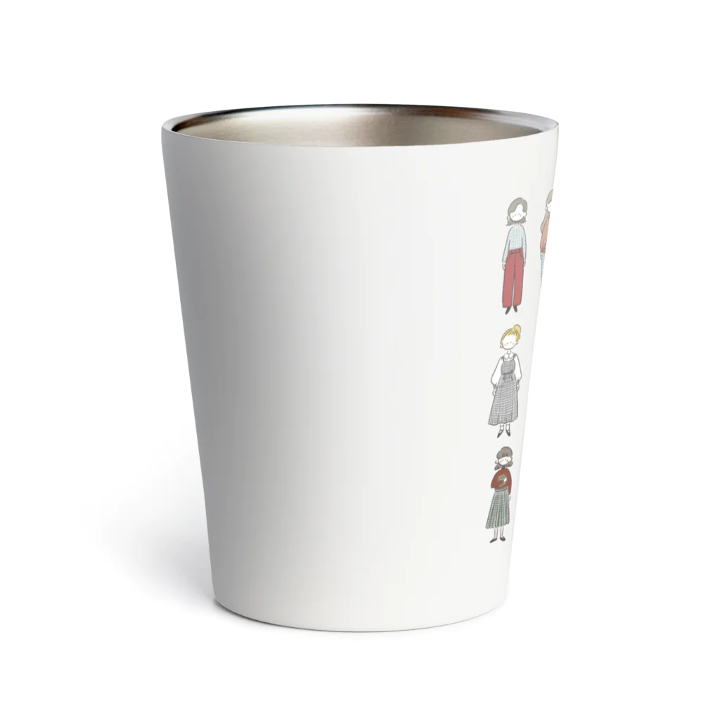 かがわころもSHOPのギンガムチェック集団 Thermo Tumbler