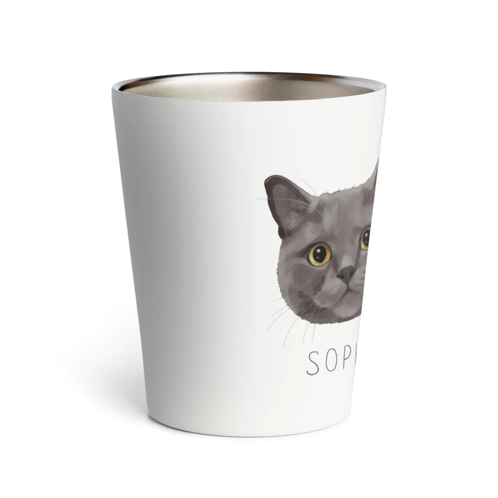 みきぞーん｜保護猫 ミッキー画伯と肉球とおともだちのsophie tiv Thermo Tumbler