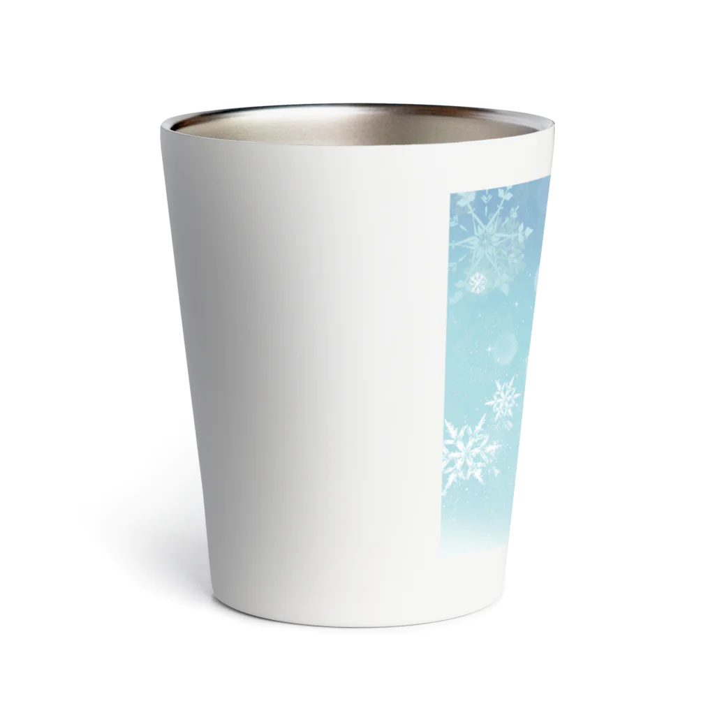 Fuwariの雪降りうさぎ Thermo Tumbler