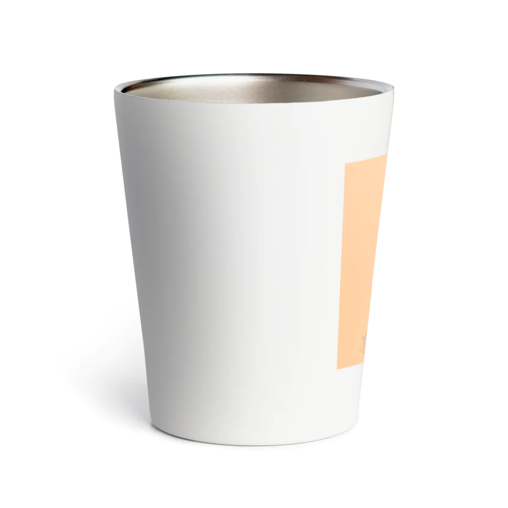 jasmine@ペットの似顔絵やさんのマロン色の愛らしさ Thermo Tumbler