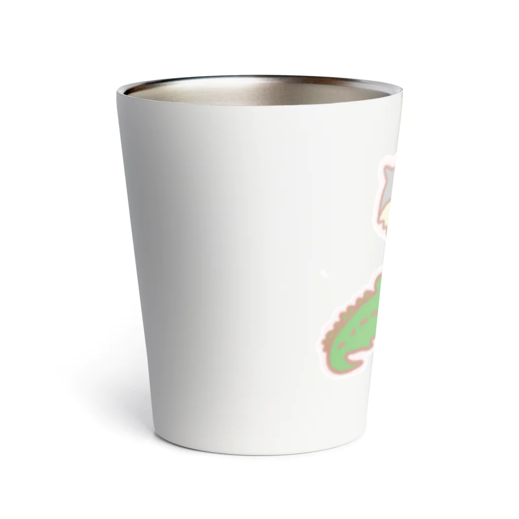 chikoショップのわに おおかみ きりん Thermo Tumbler