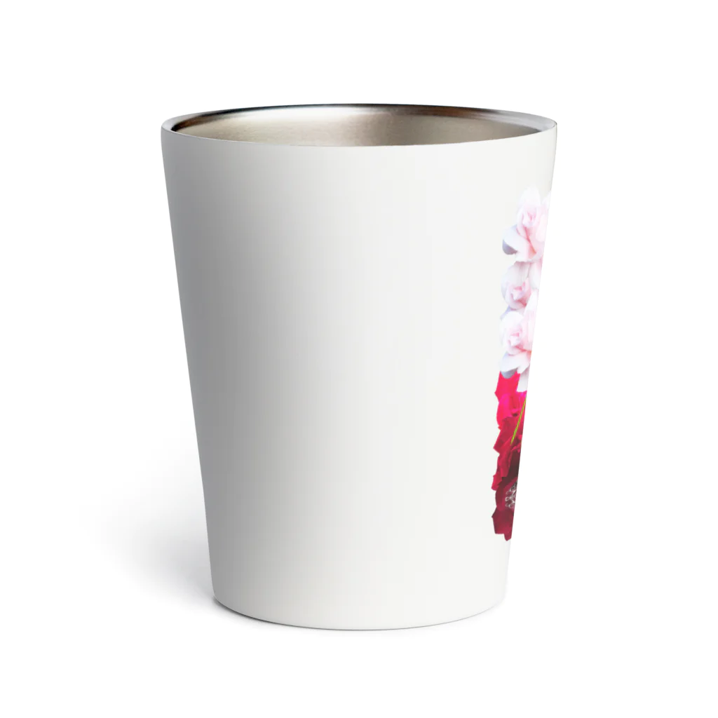 shikisai02sの栗鼠と薔薇 Thermo Tumbler