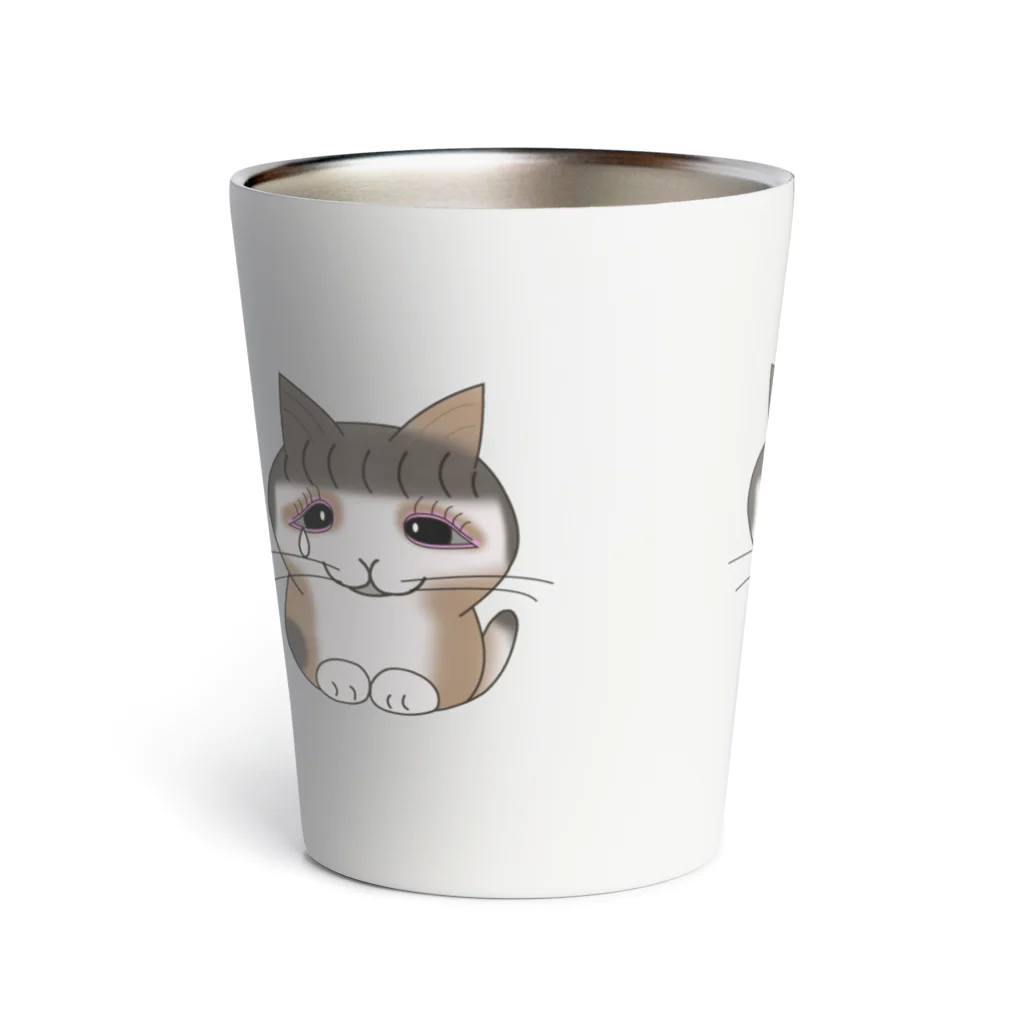 にゃんたまごの地雷にゃん Thermo Tumbler