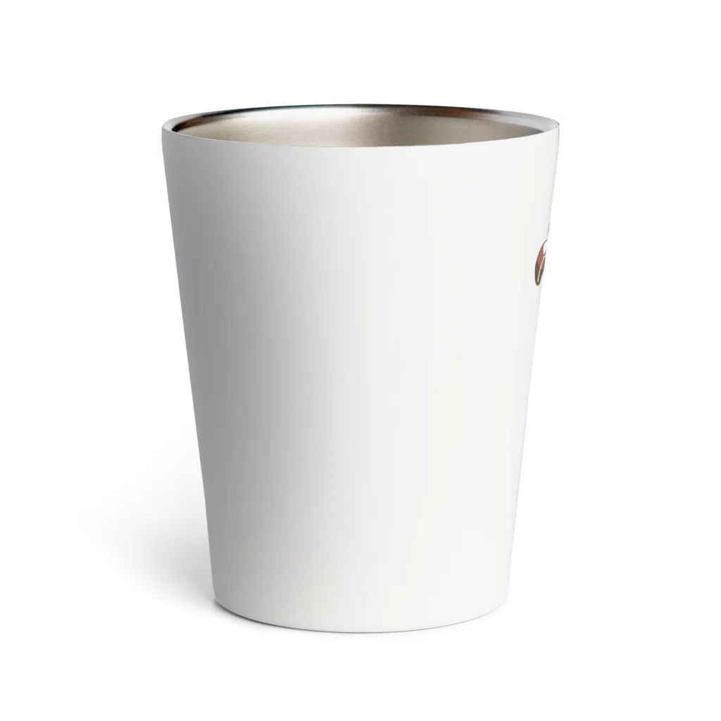 Bandessineeのピンクの革靴ミンゴ Thermo Tumbler