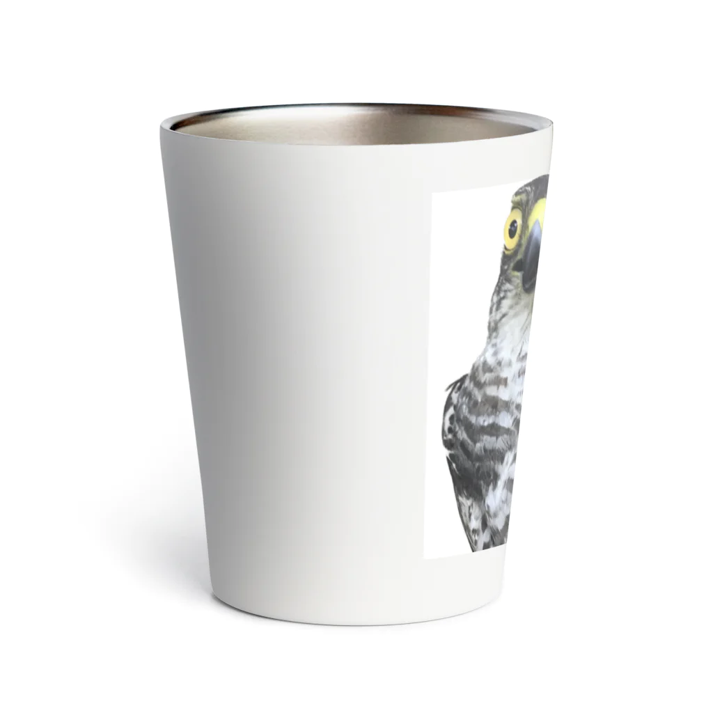 Little_Huge_Wild_Animalsのツミとぼけ Thermo Tumbler