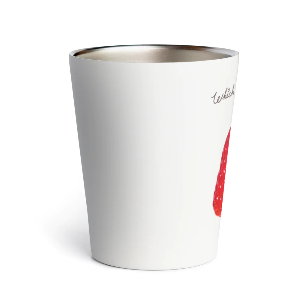 K-smile_fromCIAOのひとつぶいちごちゃん～いちごと私、どっちがかわいい？～ Thermo Tumbler