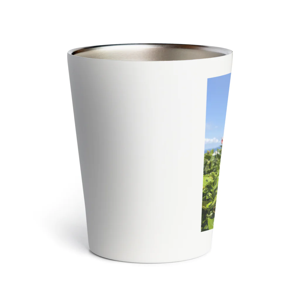 Ripples沖縄レジンアートの沖縄の海とハイビスカス Thermo Tumbler