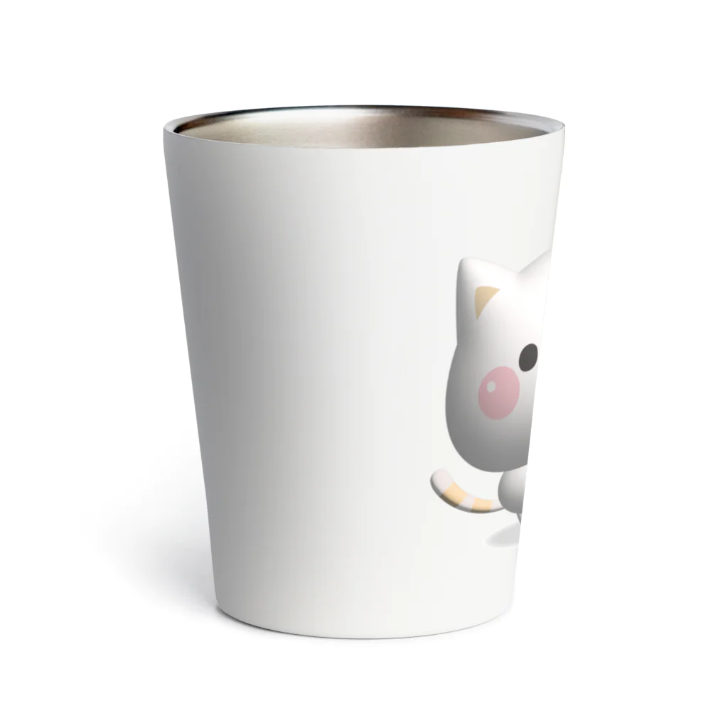 DECORの気づかいのできるネコ　ハート（ぷっくり風）ver. Thermo Tumbler