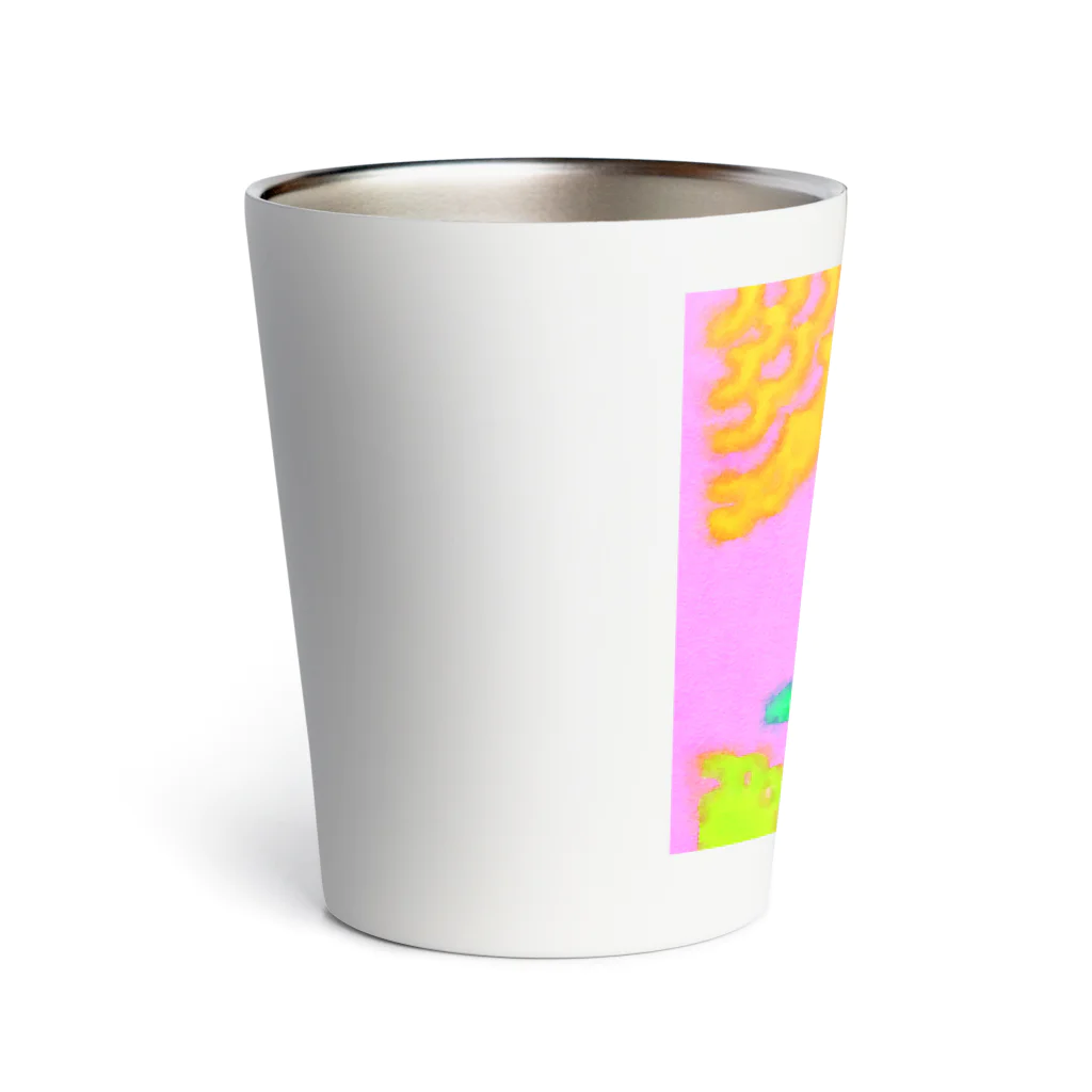 Noëlのピンクとお花 Thermo Tumbler