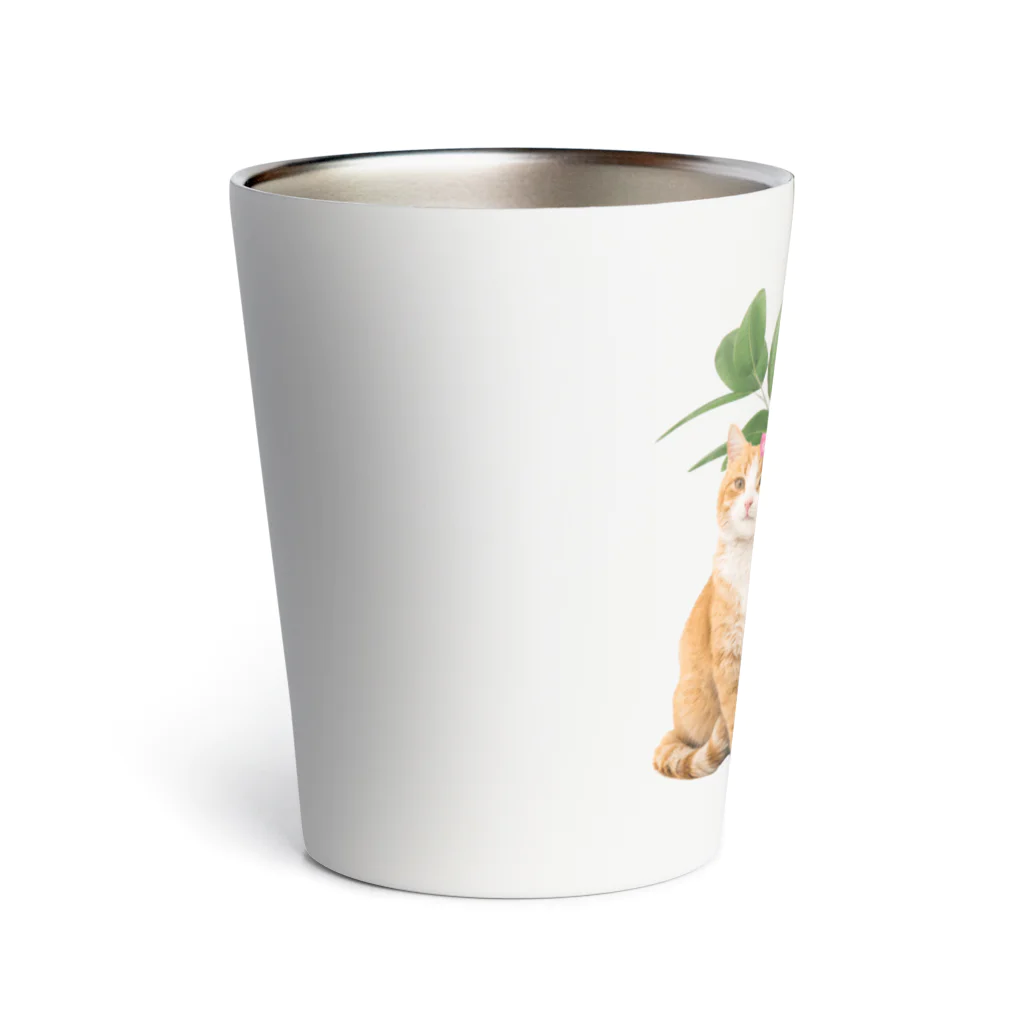 𝙈𝙊𝙈𝙊'𝙨 𝙎𝙝𝙤𝙥の植物とねこ_02 Thermo Tumbler