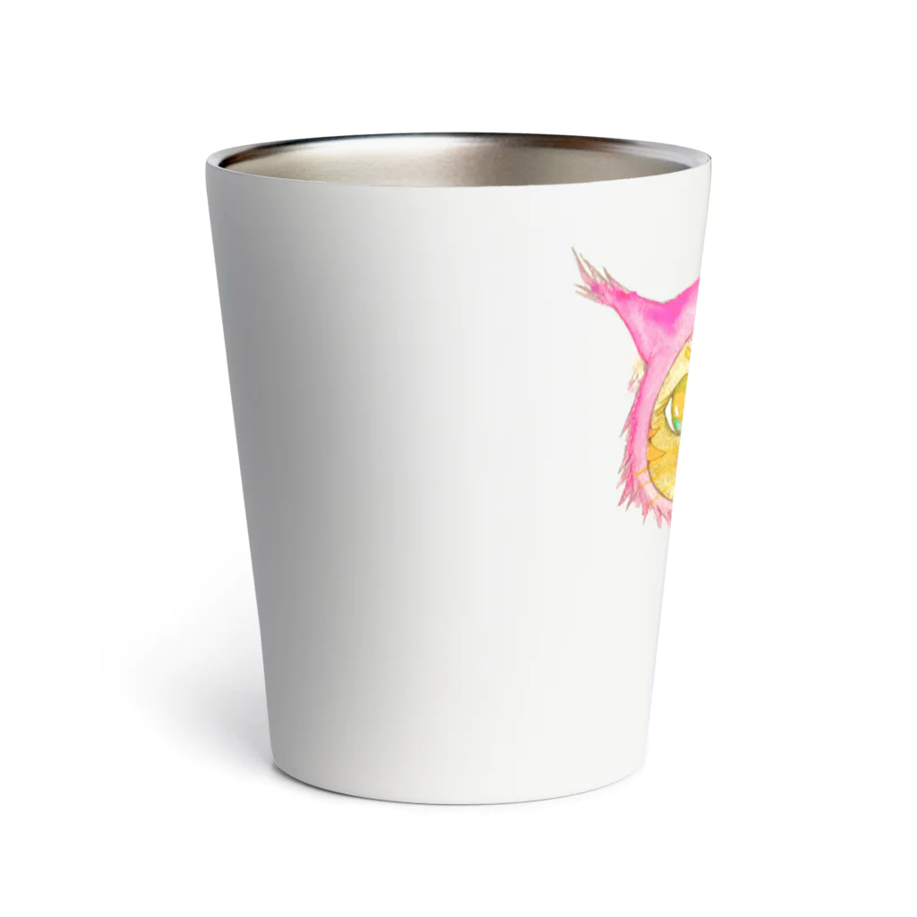 暖暖あたたかのピンクになりたい茶トラちゃん Thermo Tumbler