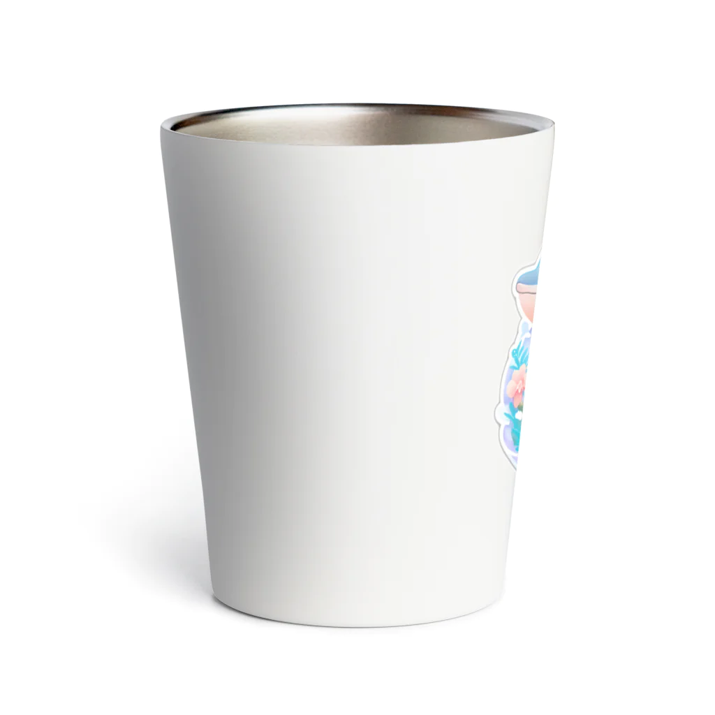 dolphineの可愛いイルカ Thermo Tumbler