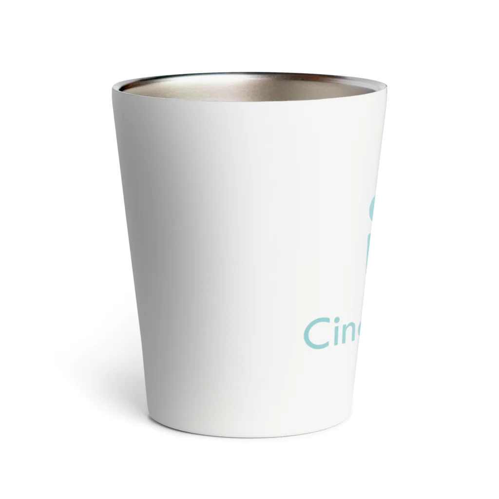 シネマジーンのCinema Geneロゴ（ブルー） Thermo Tumbler