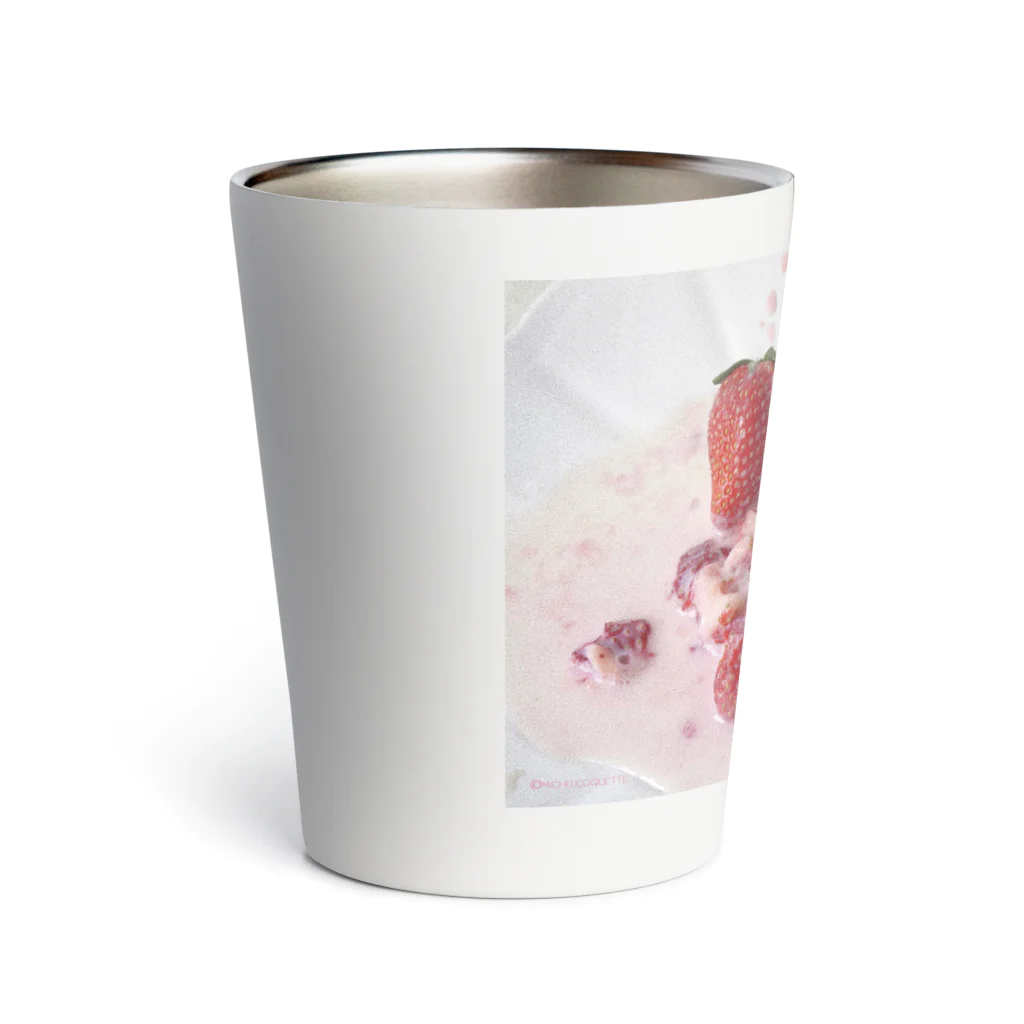 MICHU_COQUETTEのmilk in STRAWBERRY Thermo Tumbler