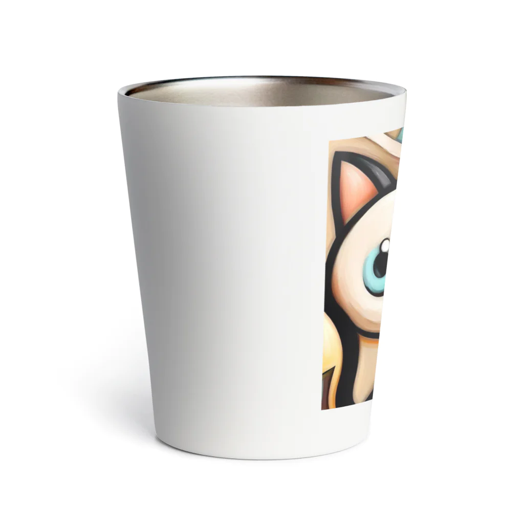 T2 Mysterious Painter's ShopのMysterious Cat Thermo Tumbler