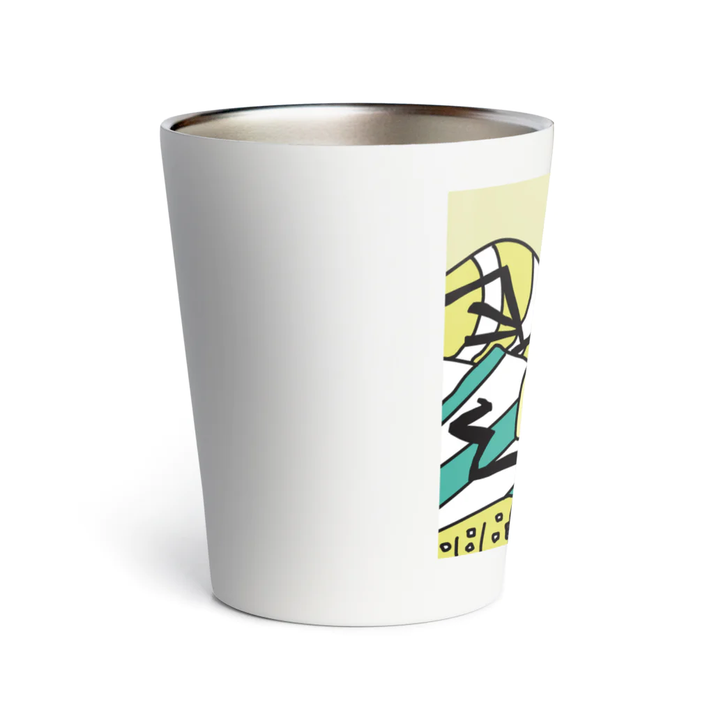 じゃぱにぃずぴぃぽぅの市川鰕蔵の碓井の荒太郎定光 Thermo Tumbler