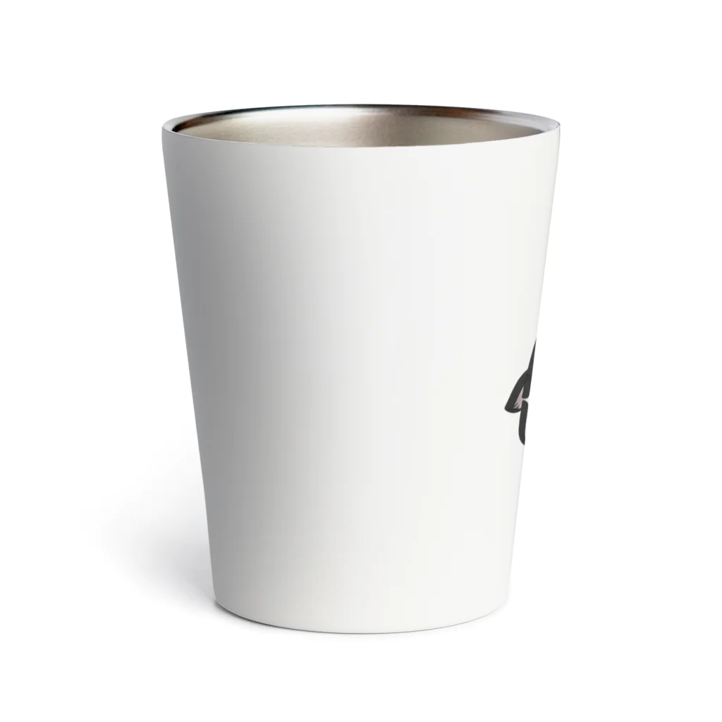moonriver2020の手をあげるシマエナガくん Thermo Tumbler