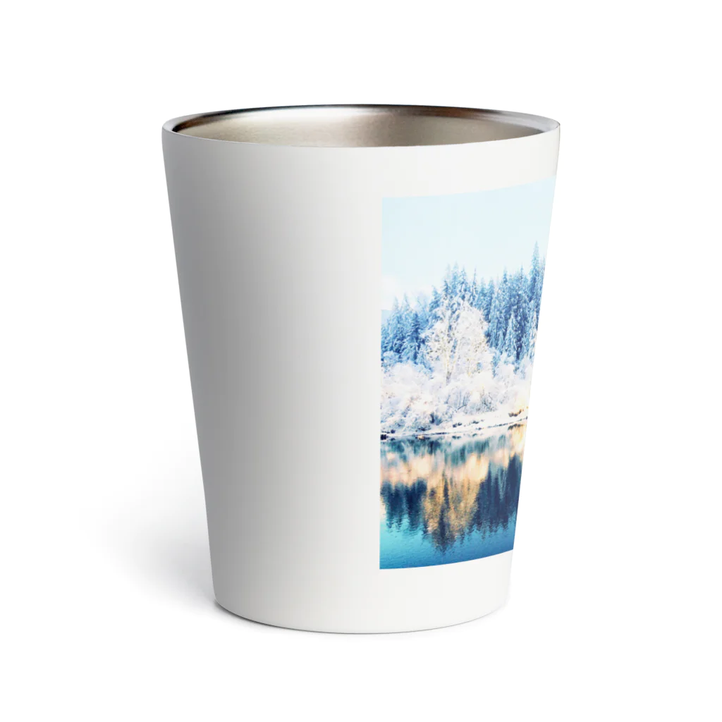 Let's Go for a Walkのwhite forest Thermo Tumbler