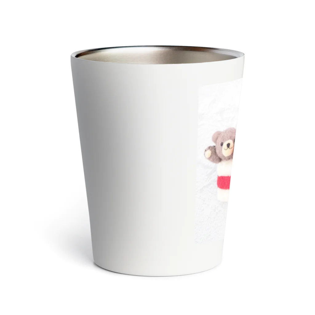 kumamia（くまみあ）のくまの3兄弟（いちごのホールケーキ） Thermo Tumbler