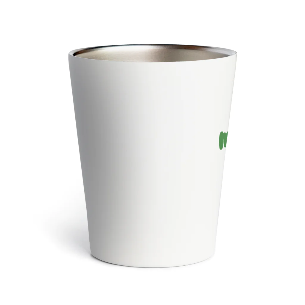 mojimojicoのmojimojicoロゴ(グリーン) Thermo Tumbler