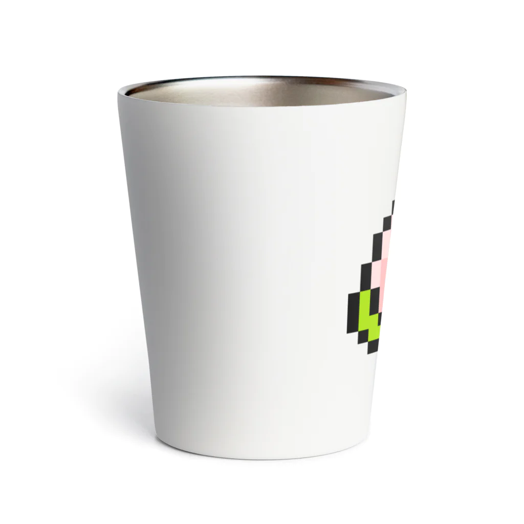 やきぱんのドット絵のもも Thermo Tumbler