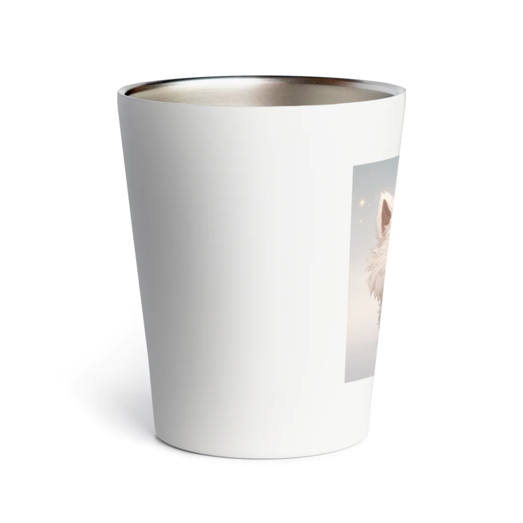 mika0361の「ふわふわにゃんこ (Fuwafuwa Nyanko)」 Thermo Tumbler