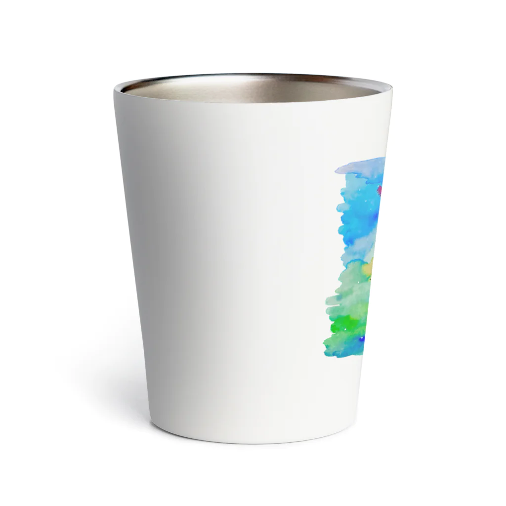 onmycolorの楽描き店のはこふぐ太 Thermo Tumbler