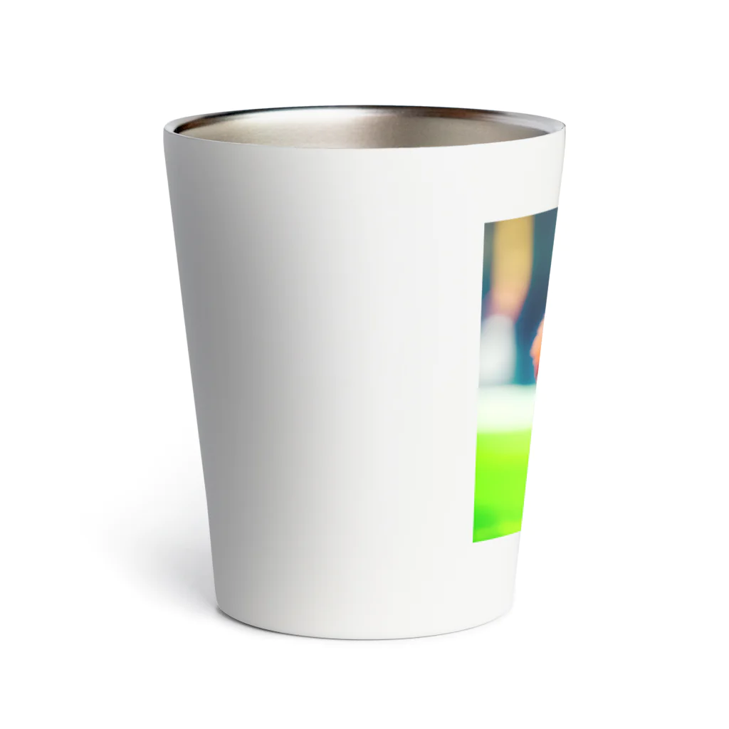 いこいの広場の可愛いトイプードル Thermo Tumbler