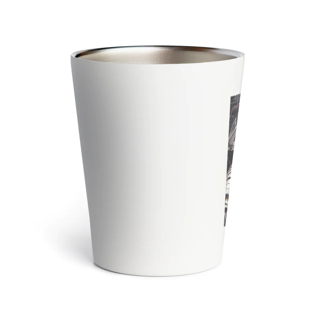 メカニカルシンセゾンビオンラインのメカニカルシンセゾンビガールのイラストのグッズ　#3 Thermo Tumbler