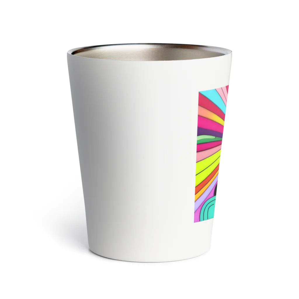 Curie Landのサイケ女子 Thermo Tumbler